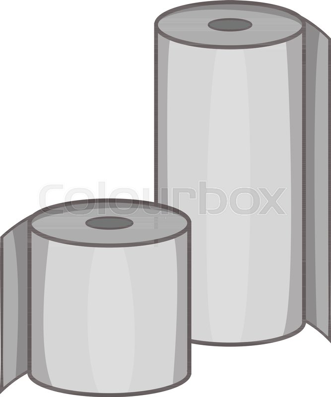 667x800 Toilet Paper Icon Cartoon Stock Vector Colourbox
