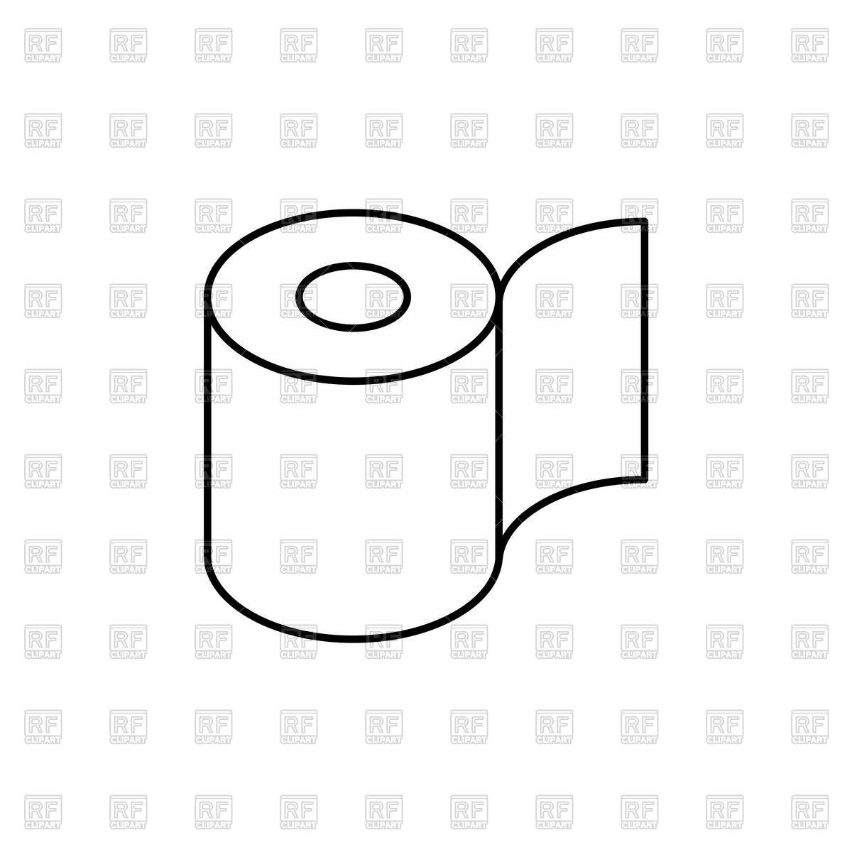 1200x1200 Toilet Paper Roll Icon Vector Image Of Icons And Emblems