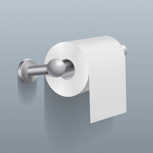 626x626 White Toilet Paper Roll Vector Premium Download