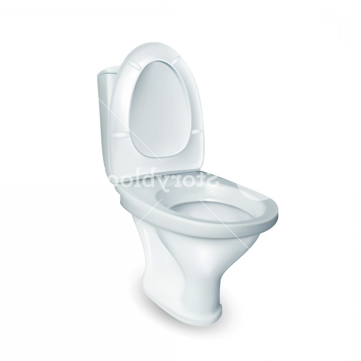1200x1200 Realistic Restroom Ceramic Toilet Bowl Vector Rnupoacjuuthgn