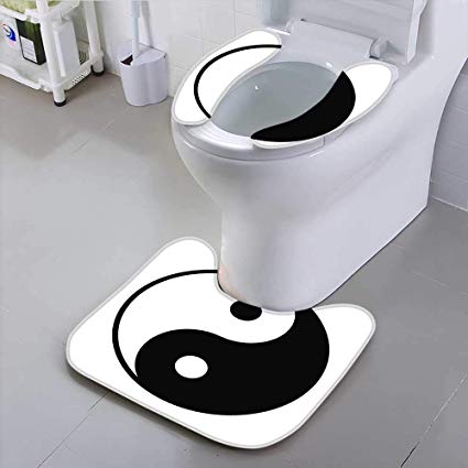 425x425 Jiahonghome Use The Toilet Seat Vector Of Yin And Yang