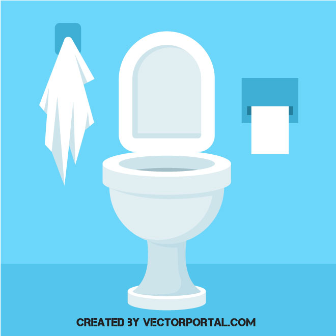 660x660 Toilet Bowl Vector Clip Art