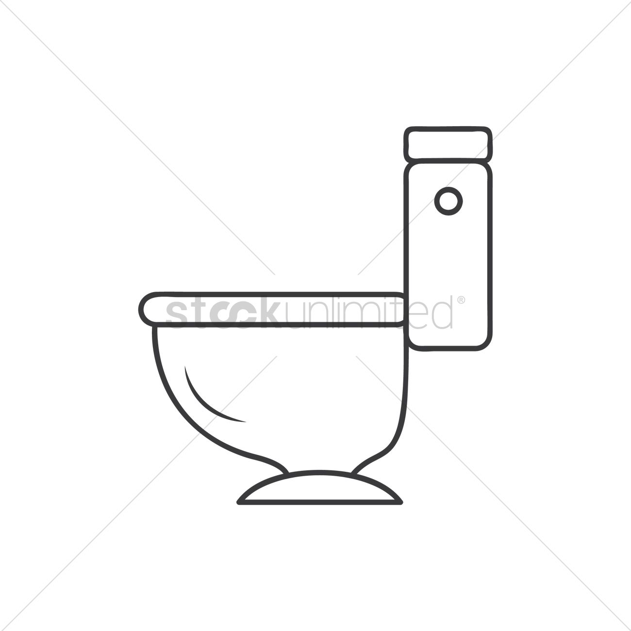 1300x1300 Toilet Seat Vector Image