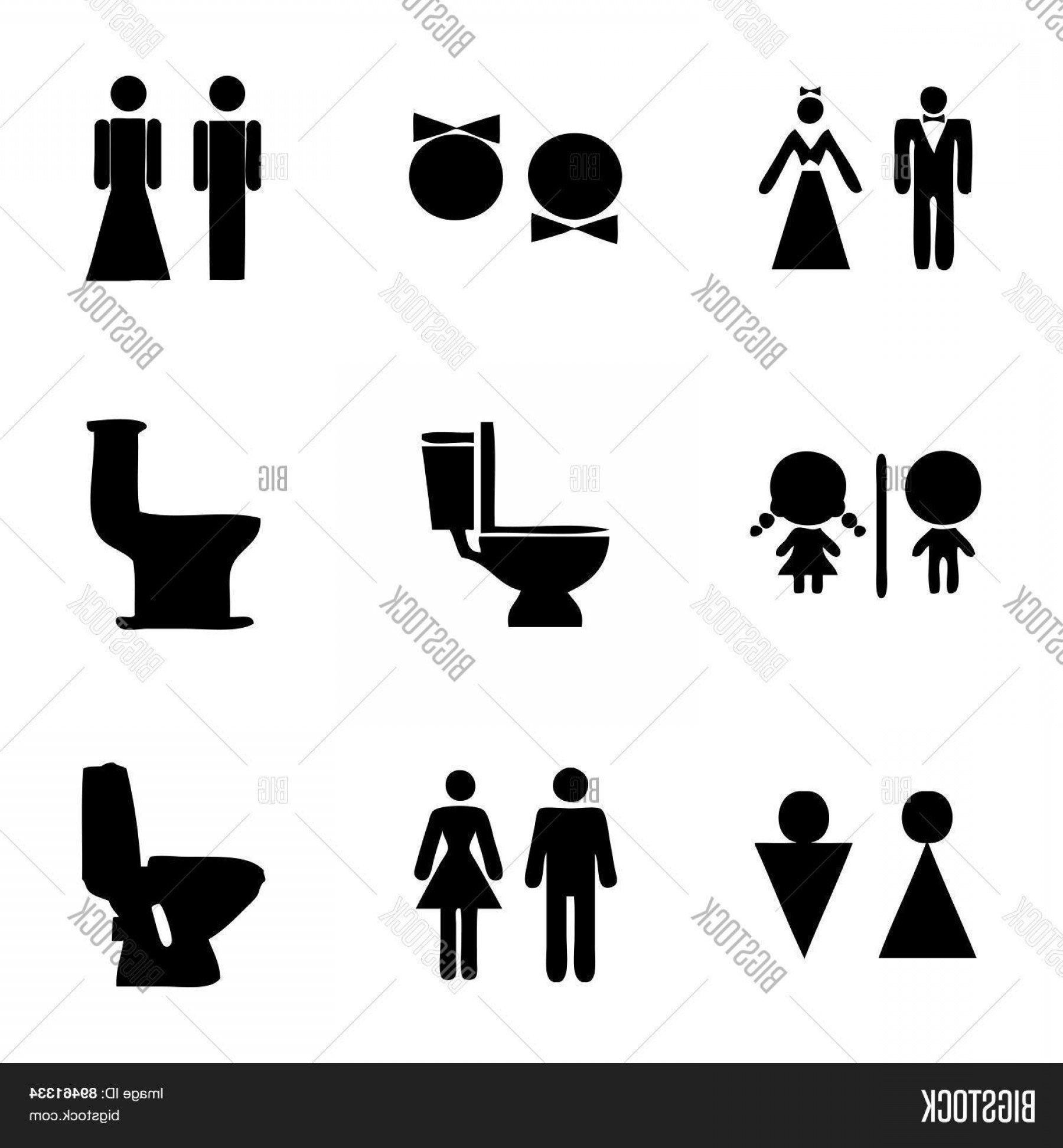1800x1944 Stock Vector Vector Toilet Icon Set Hoodamathrun