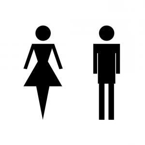 300x300 Wc Toilet Icons Man And Woman Vector Hoodamathrun
