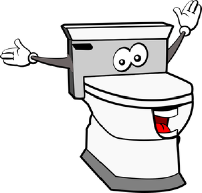400x384 Happy Toilet Vector Image Png