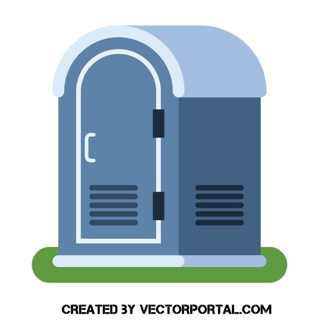 660x660 Portable Toilet Vector Graphic Various Vectors Free Vector