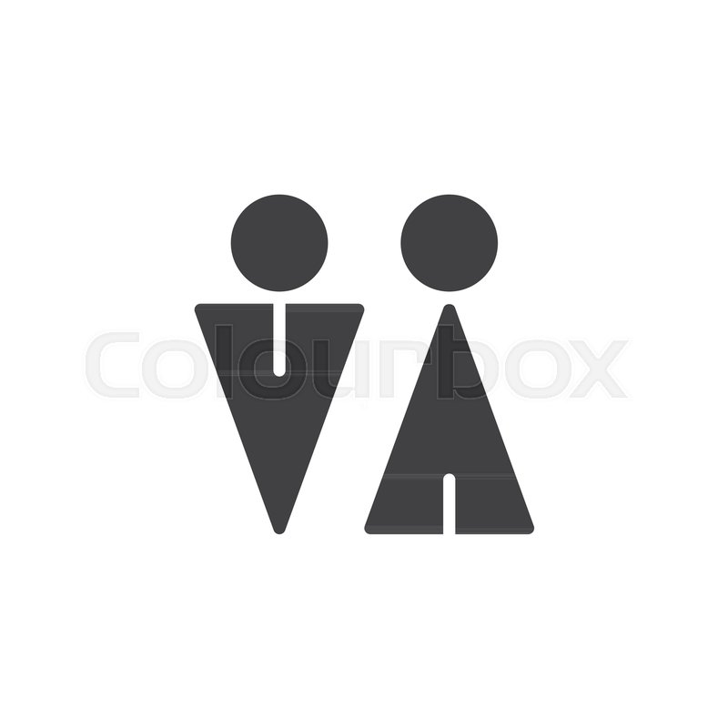 800x800 Toilet Vector Icon Filled Flat Sign Stock Vector Colourbox