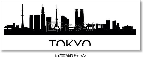Tokyo Skyline Vector