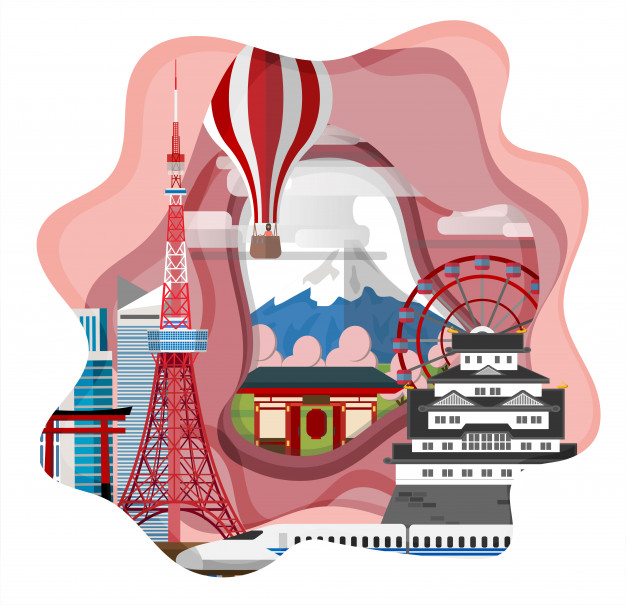 626x605 Amazing Tokyo Vector Premium Download