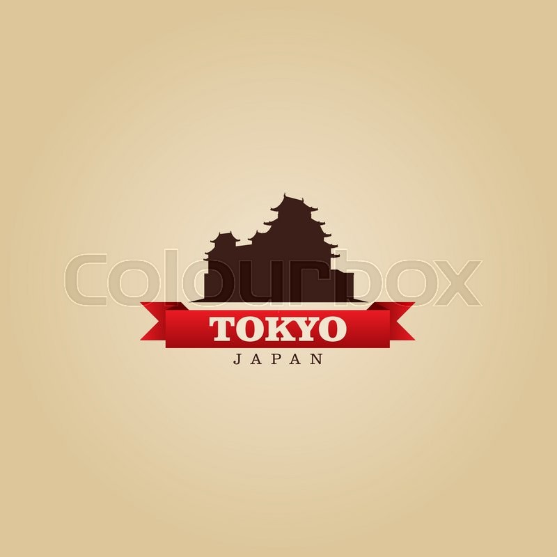 800x800 Tokyo Japan City Symbol Vector Stock Vector Colourbox