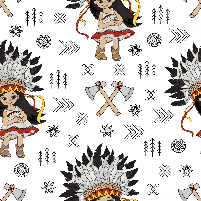 640x640 Tomahawk Girl Pocahontas Indian Princess American Native Folk