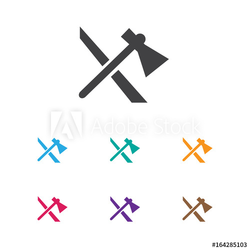 500x500 Vector Illustration Of Trip Symbol On Tomahawk Icon Premium