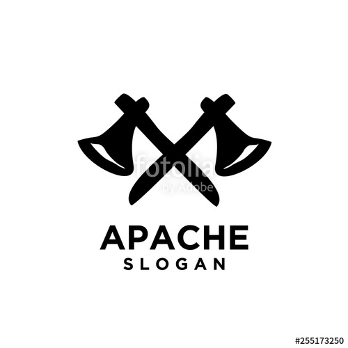 500x500 Native Tomahawk Logo Icon Designs Vector Illustration Template