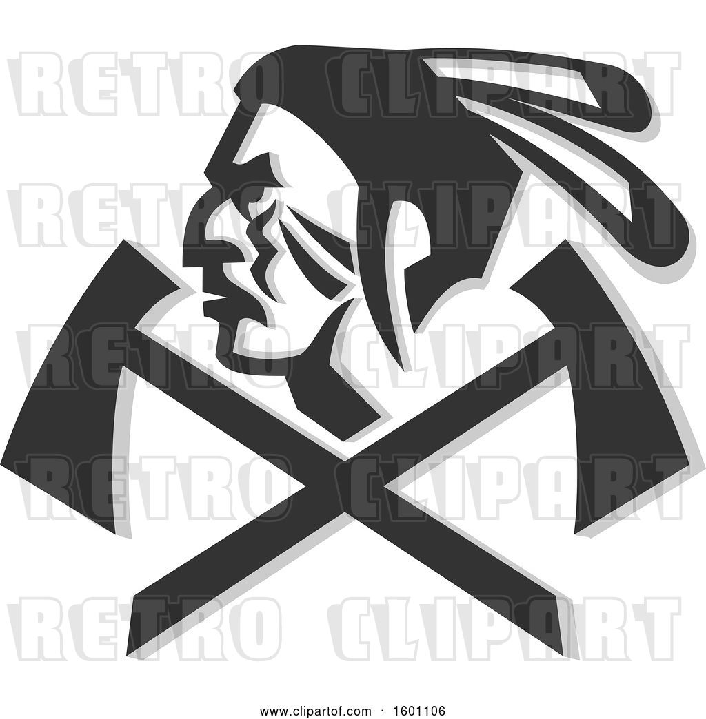 Vector Clip Art Of Retro Native American Warrior Face In Profile 1024x1044 Vector Clip Art Of Retro Native American Warrior Face In Profile
