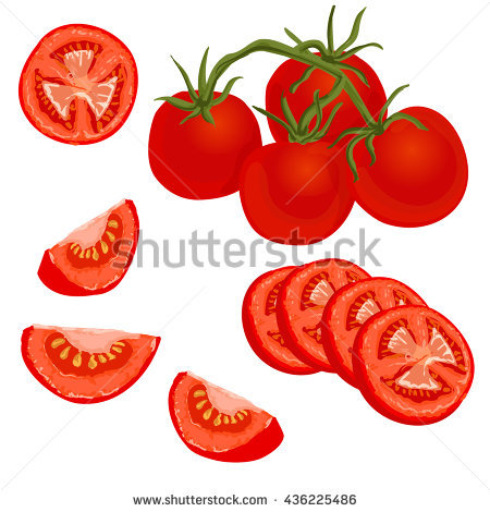 450x470 Tomato Slice Clipart