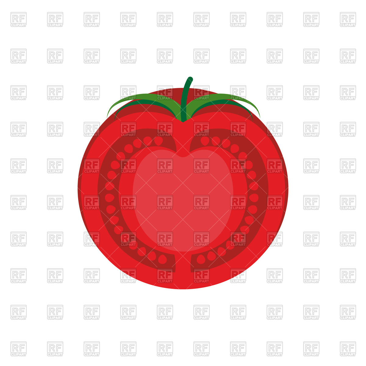 1200x1200 Tomato Slice Vector Image Of Plants And Animals Popaukropa