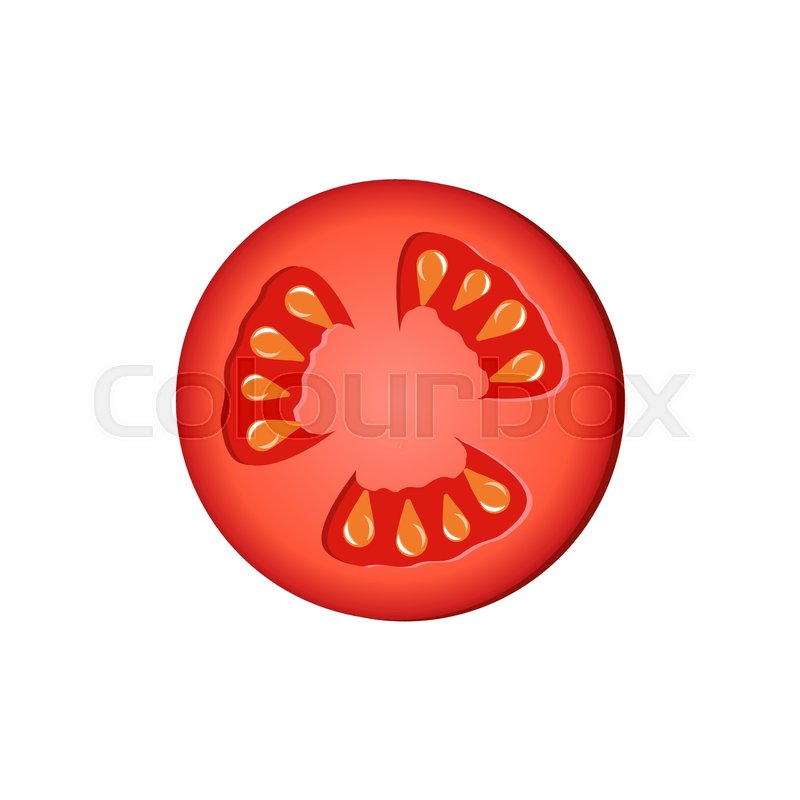 Tomato Slice Vector at Vectorified.com | Collection of Tomato Slice ...