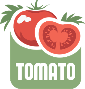 287x300 Retro Tomato Logo Vector