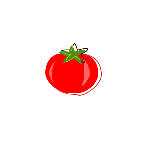 500x500 Vintage Tomato Vector Graphics
