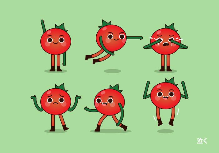 700x490 Vector Tomato And Poses