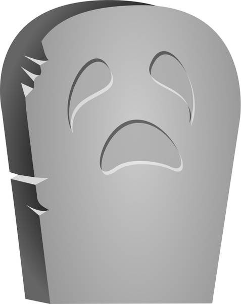 477x600 Halloween Tombstone Face Free Vector In Open Office Drawing