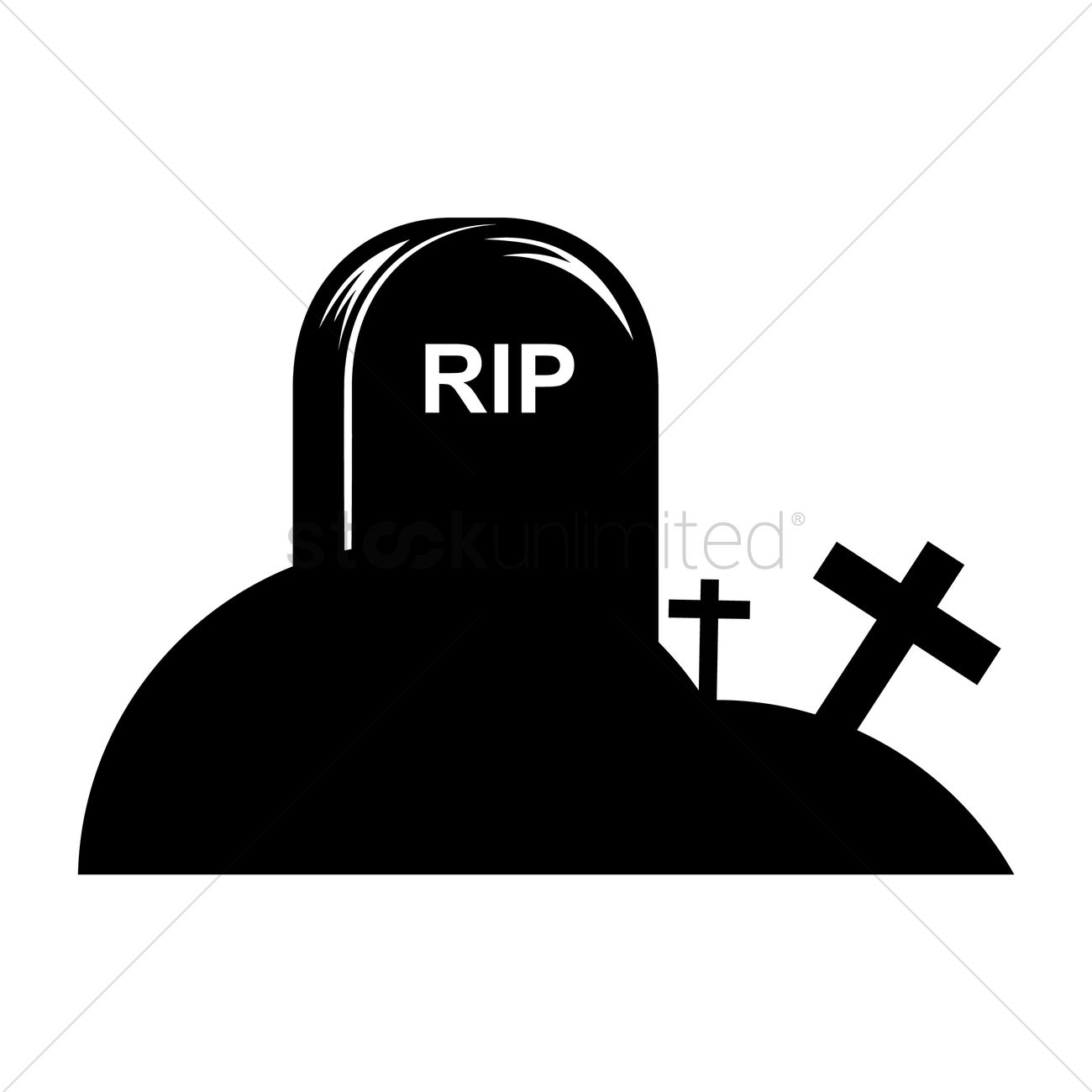 1300x1300 Halloween Tombstone Vector Image