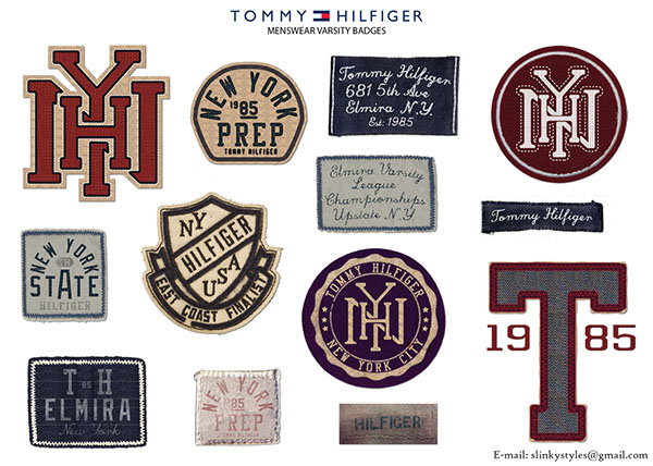 600x428 Varsity Inspired Badges Patches For Tommy Hilfiger On Behance