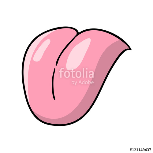 500x500 Tongue Illustration Stock Image And Royalty Free Vector