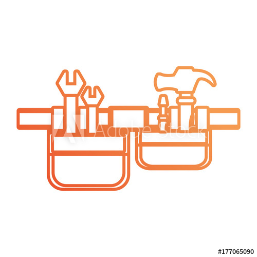 Tool Belt Vector Illustration 500x500 Tool Belt Vector Illustration