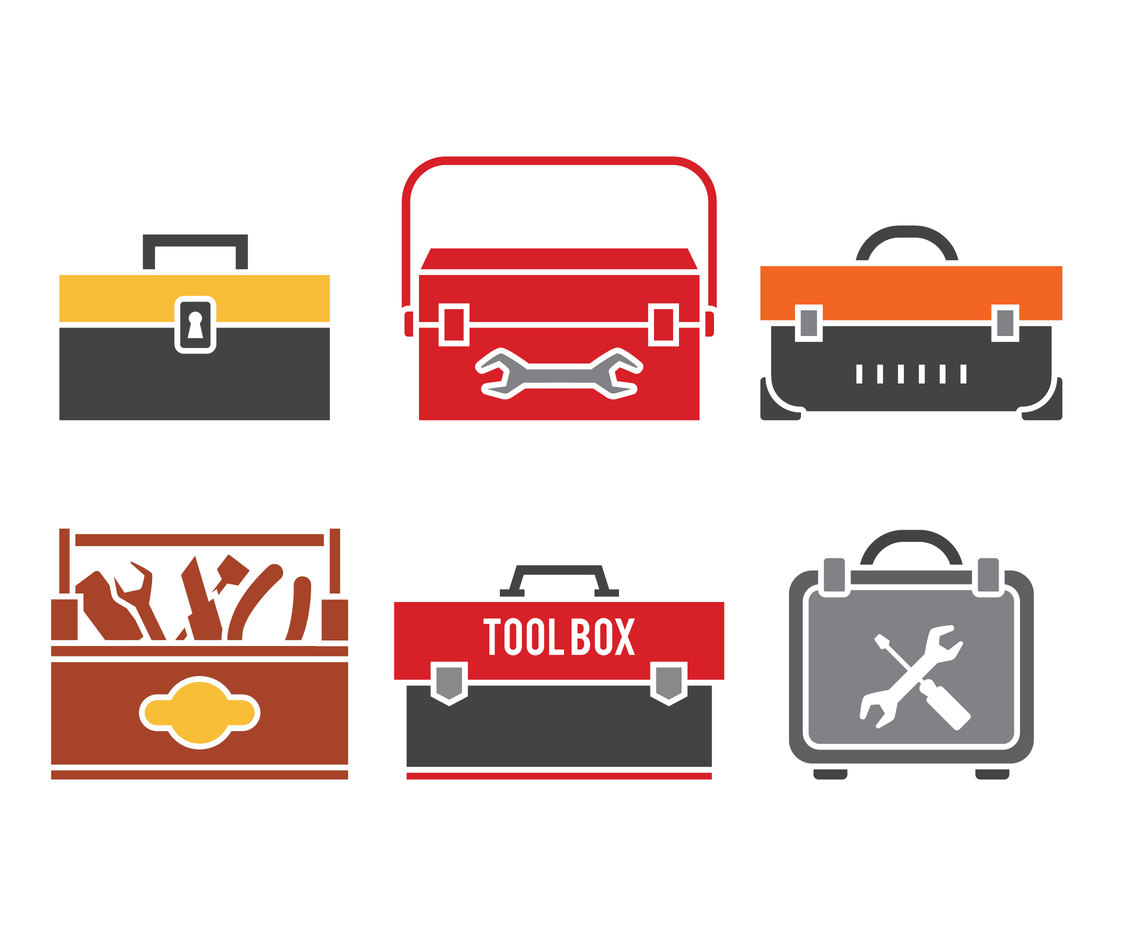 1136x936 Toolbox Vector Set Vector Art Graphics