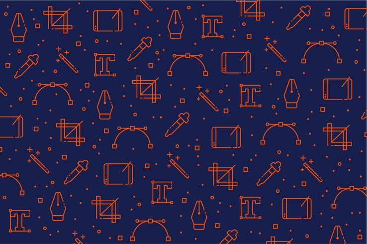 Graphic Designer Tools Icon Pattern Background 738x490 Graphic Designer Tools Icon Pattern Background