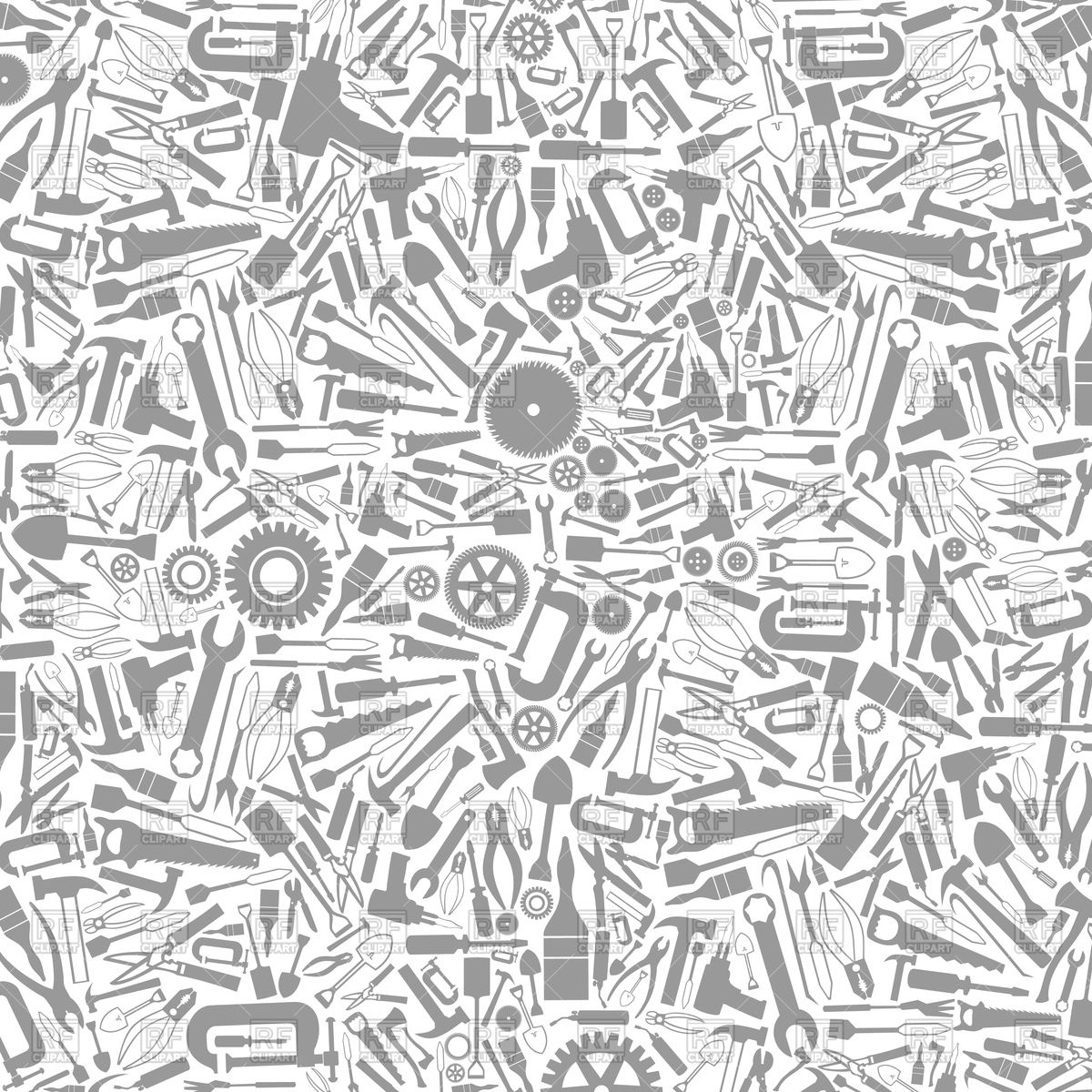 Gray Background With Tools Vector Image Of Backgrounds, Textures 1200x1200 Gray Background With Tools Vector Image Of Backgrounds, Textures