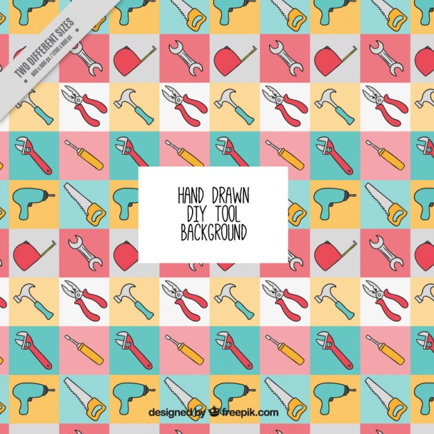 Hand Drawn Tools Collage Background Vector Free Download 626x626 Hand Drawn Tools Collage Background Vector Free Download
