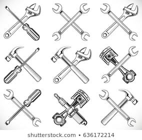 Wrench, Screwdriver, Hammer, Piston And Spark Plug Repair Tools 284x280 Wrench, Screwdriver, Hammer, Piston And Spark Plug Repair Tools