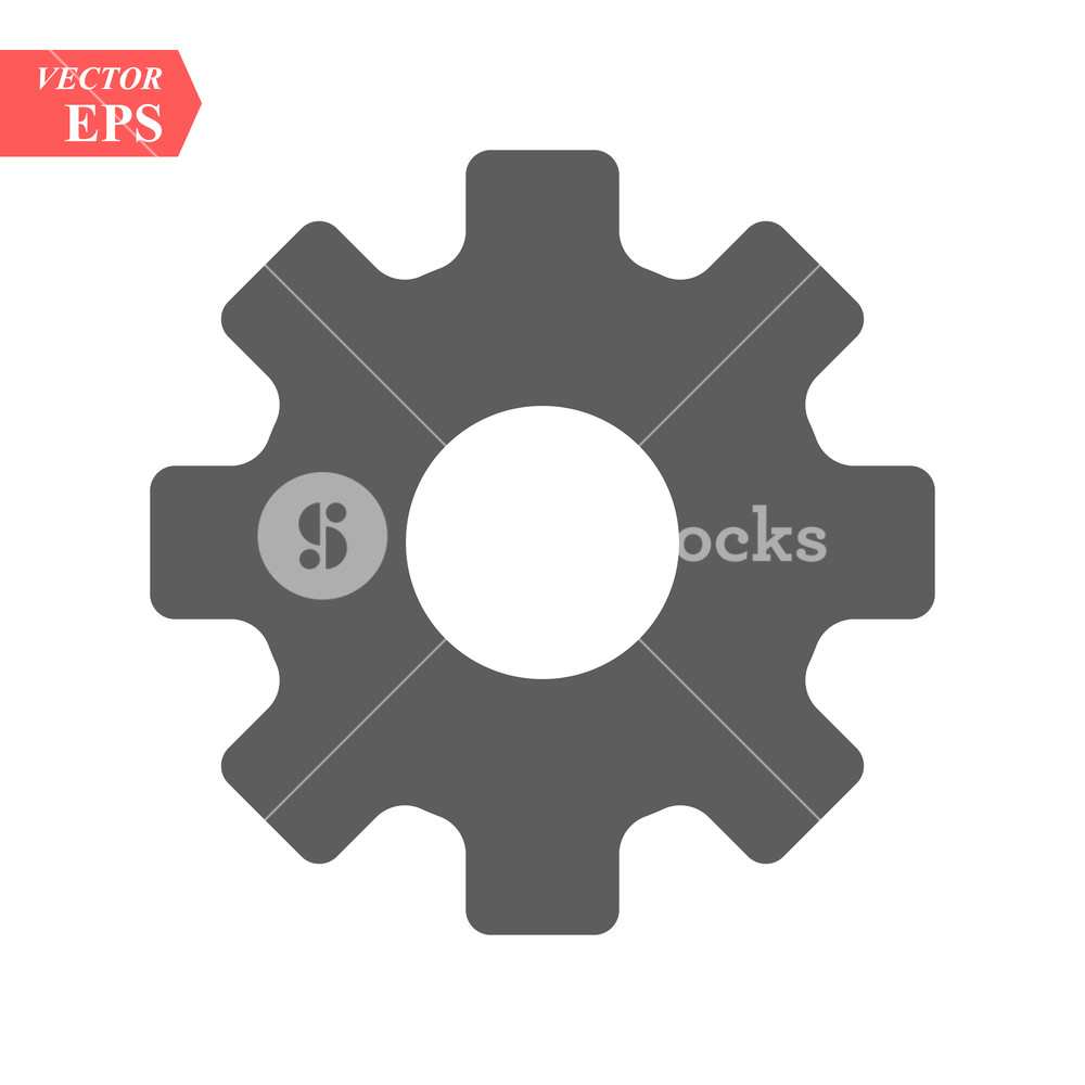 1000x1000 Setting Icon Vector, Tools, Cog, Gear Sign Isolated On White