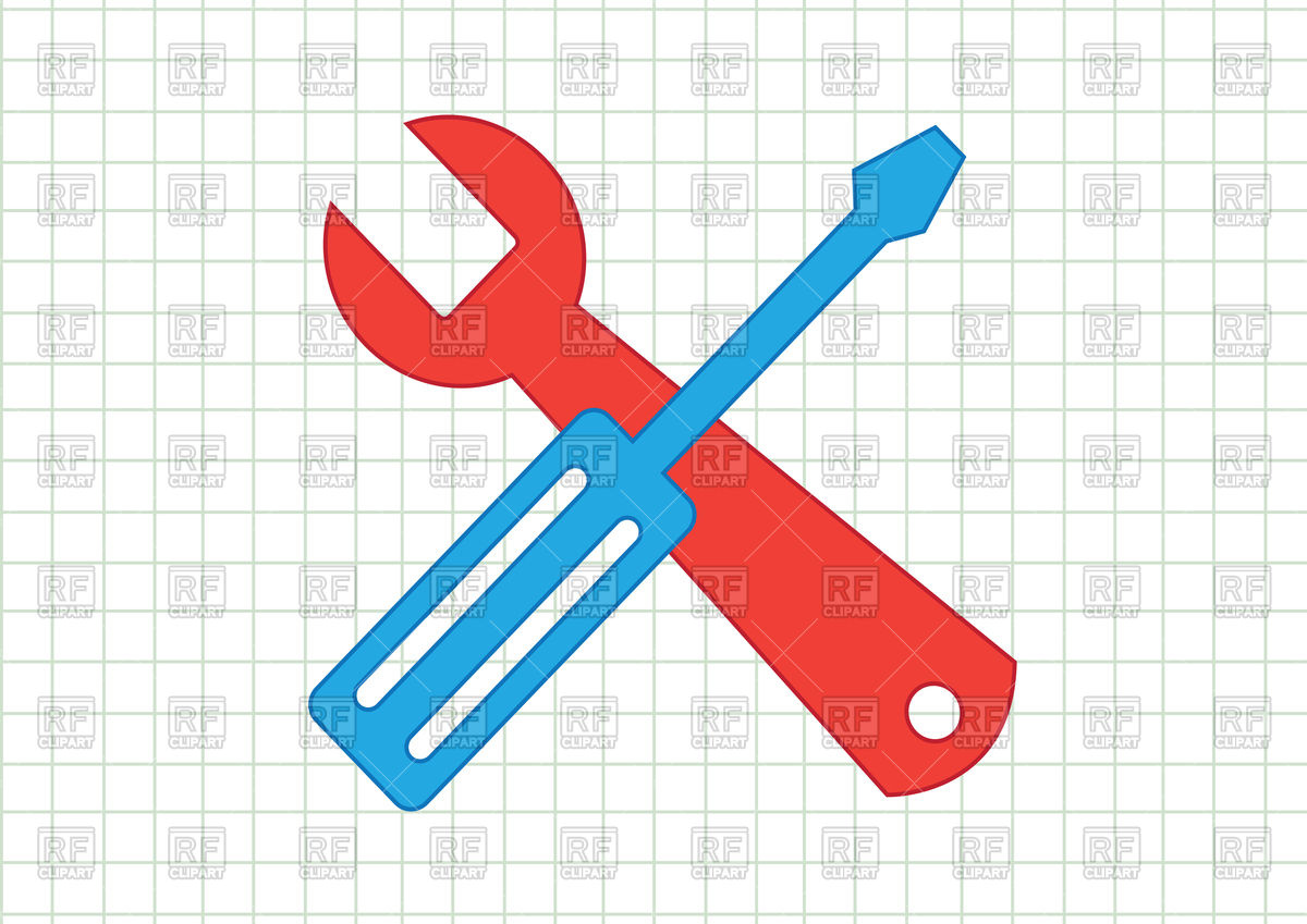 1200x849 Tools Color Icon Vector Image Of Industrial Tools Tumdee