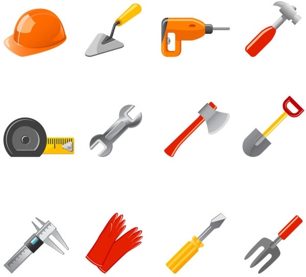 599x542 Common Tool Icon Vector Free Vector In Adobe Illustrator