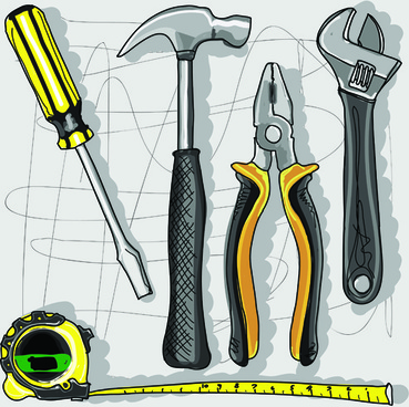 369x368 Car Repair Tools Free Vector Download