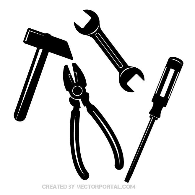 660x660 Mechanical Tools Vector