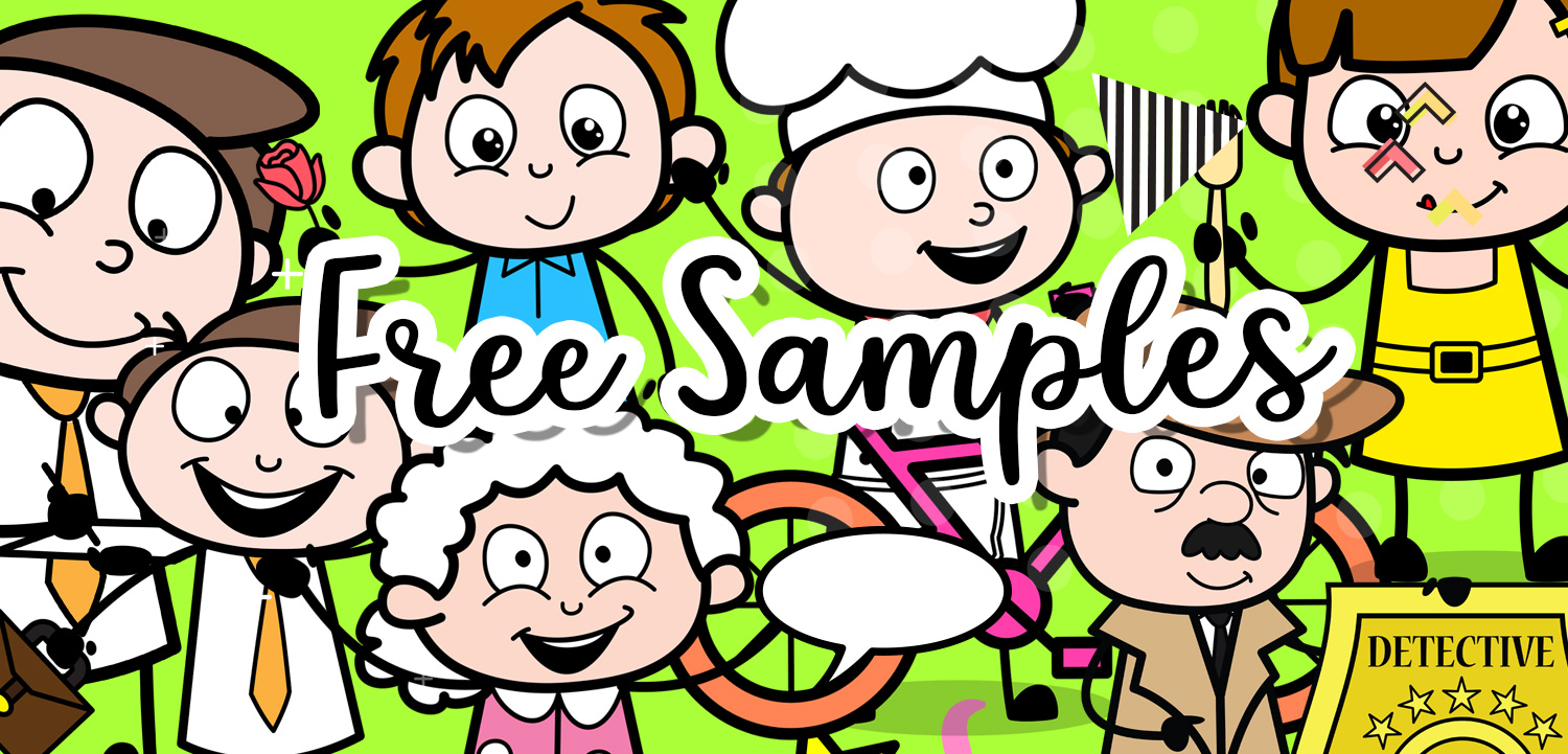 1500x721 Free Cartoon Characters