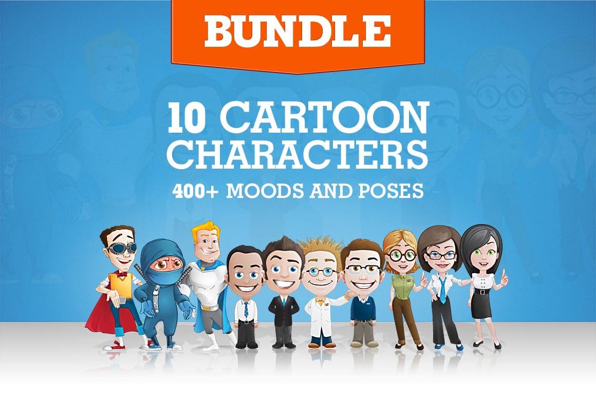 1160x772 Last Chance Professional Cartoon Characters In Poses