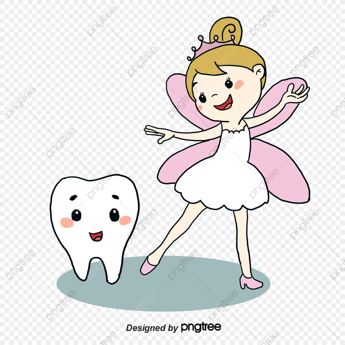 1200x1200 Tooth Fairy, Cartoon, Tooth, Dentist Png And Vector