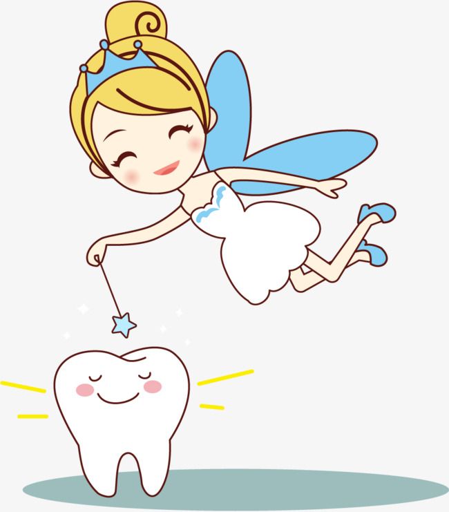 650x741 Vector Painted Small Tooth Fairy, Vector, Hand Painted, Little