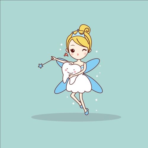 500x500 Cartoon Tooth Fairy Vector Material Free Download