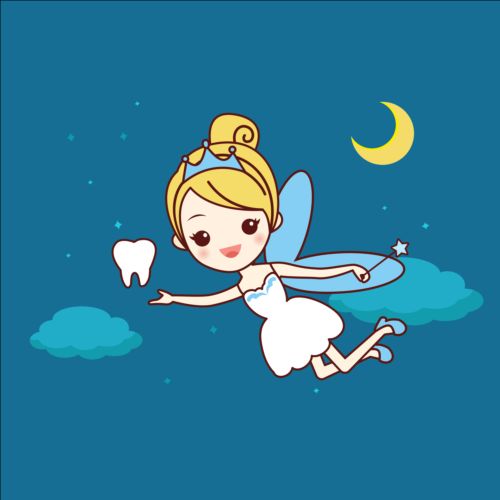 500x500 Cartoon Tooth Fairy Vector Material Free Download