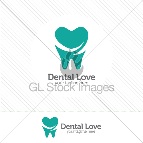 500x500 Creative Dental Logo Vector Abstract Dental Symbol Icon Gl