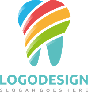 287x300 Colorful Tooth Logo Vector