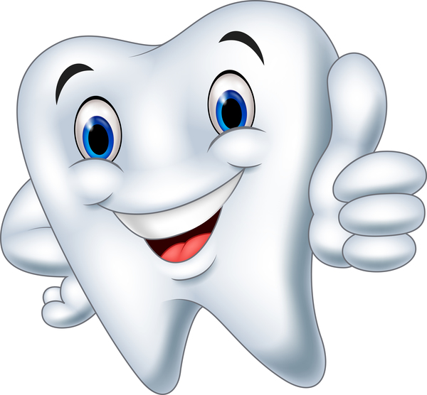 600x556 Funny Cartoon Tooth Vector Illustration Free Download