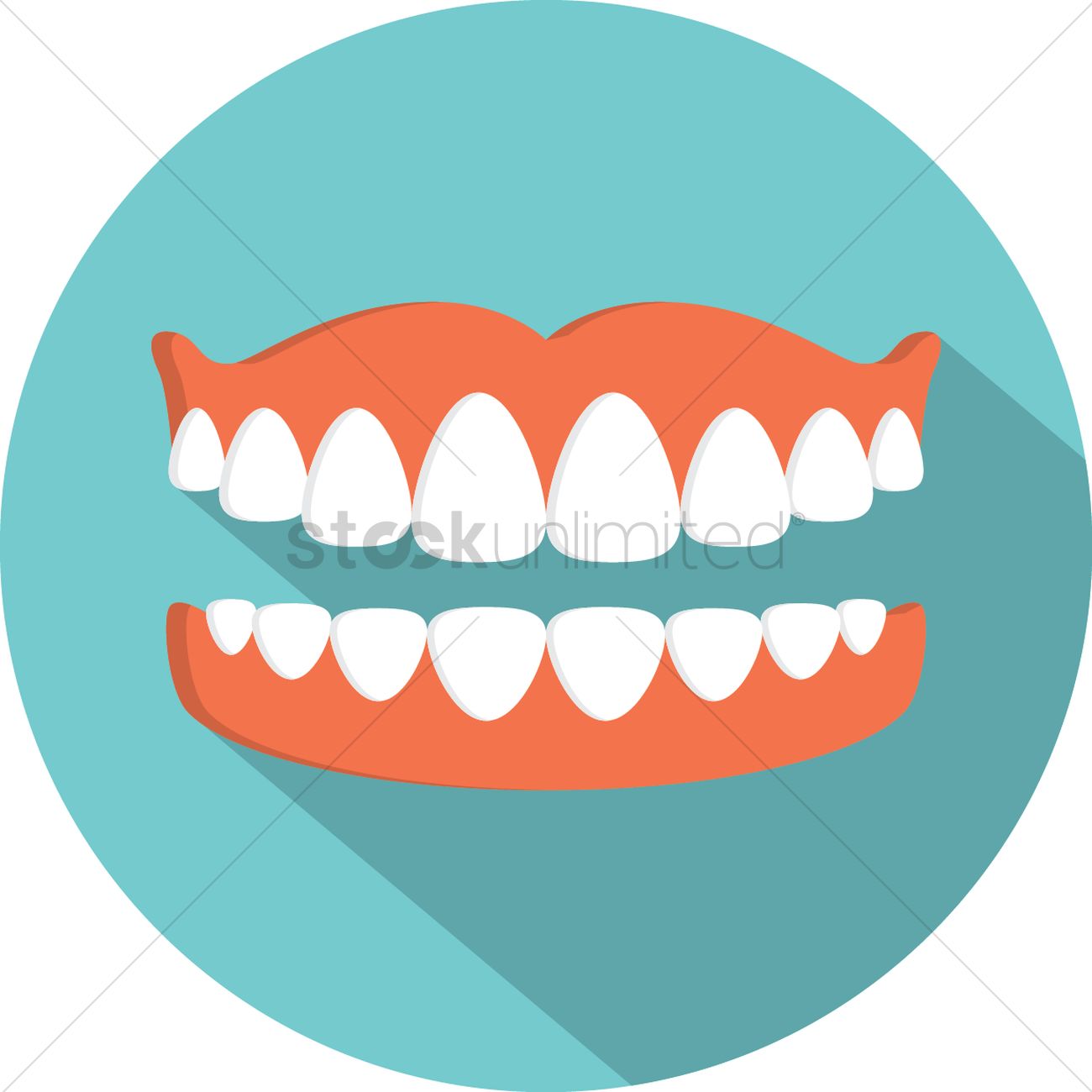 1300x1300 Mouth With Teeth Vector Image
